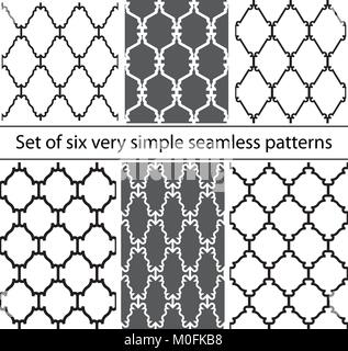 6 POP seamless patterns By Som_Stock
