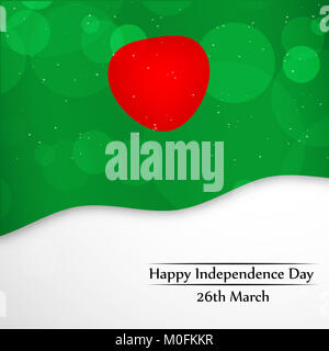 illustration of elements of Bangladesh Independence Day background Stock Photo