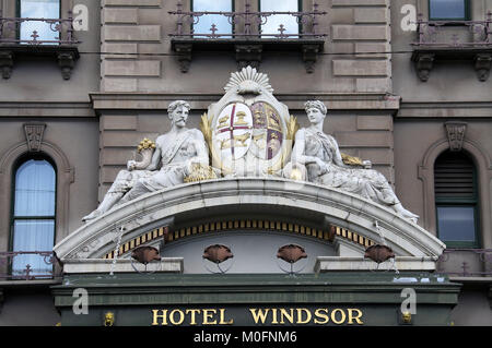 Hotel Windsor at Melbourne in Australia Stock Photo