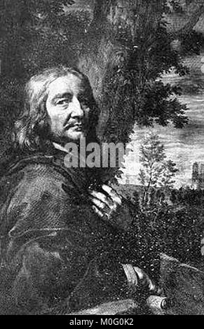 Philippe de Champaigne (also known as Philip de Champagne) 1602 - 1674  -  Brabançon born French Baroque era painter, decorator  and founding member of the Académie de peinture et de sculpture. Stock Photo