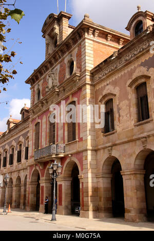 Parliament de Catalunya building Parc de la Ciutadella Barcelona Spain Stock Photo