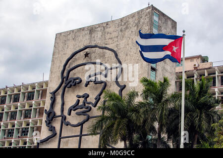Ministerio del Interior aka Che Guevara building in Havana, Cuba Stock Photo