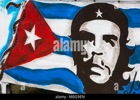 Ernesto “Che” Guevara billboard in Cuba Stock Photo
