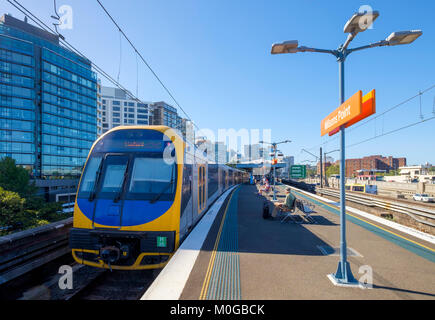 Warata Train at the Milsons Point Station in Sydney, New South Wales (NSW), Australia Stock Photo