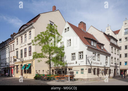 DEU, Germany, Berlin: Berliner Nikolaiviertel  I DEU, Deutschland, Berlin: Berliner Nikolaiviertel Stock Photo