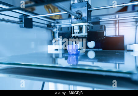3D printer,Three dimensional printing machine Stock Photo