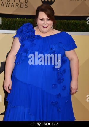 Los Angeles, USA. 21st Jan, 2018. Chrissy Metz 128 attends the 24th Annual Screen Actors Guild Awards at The Shrine Auditorium on January 21, 2018 in Los Angeles, California Credit: Tsuni / USA/Alamy Live News Stock Photo
