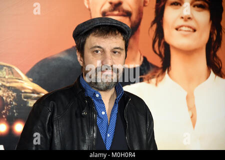 Rome Italy 22 January 2018 Cinema Adriano - Photocall film presentation Made in Italy Walter Leonardi in the role of Max Credit Giuseppe Andidero/Alamy Live News Stock Photo