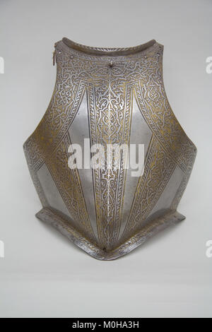 Breastplate from an Armor of Francesco Maria II della Rovere (1548–1631), Duke of Urbino MET sfeahCR(12-23-08)TR623-2-2008s1 Stock Photo