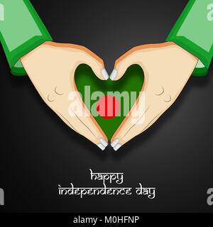 illustration of elements of Bangladesh Independence Day background Stock Photo