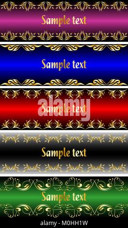 Elegant backgrounds. Stock Vector