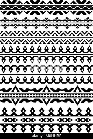 Meander and wave. Ancient Greek borders. Set of ornaments Stock Photo ...