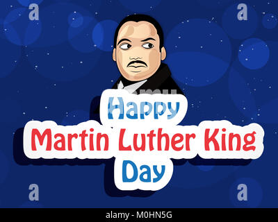 illustration of Martin Luther King Day background Stock Photo