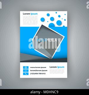 Paper banner - business infographic. Stock Vector