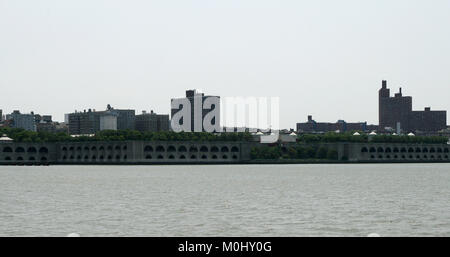Riverbank State Park built on top of North River Wastewater Treatment Plant, Hudson River, 137th Street to 145th Street in Upper Manhattan, New York C