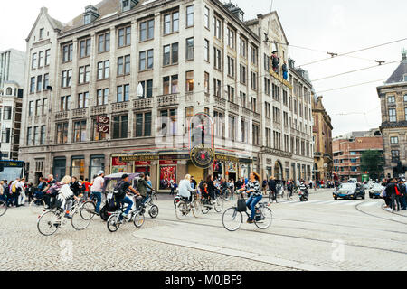 Amsterdam, Netherlands - September 05, 2017: building of Madame Tussaud Museum in Amsterdam, Netherlands Stock Photo