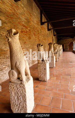 Toulouse (southern France): Musee des Augustins (Fine Arts Museum), in the former convent Stock Photo