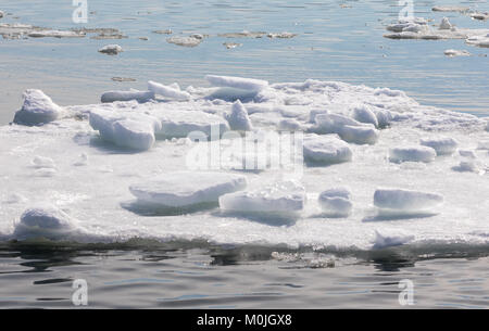 floating ice Stock Photo
