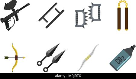 https://l450v.alamy.com/450v/m0jrtx/weapons-icon-set-flat-style-m0jrtx.jpg