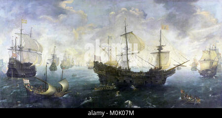 The Spanish Armada off the English Coast in 1588 The Spanish