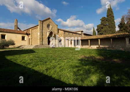 Saint Francis' Church, Fiesole (Florence) Stock Photo