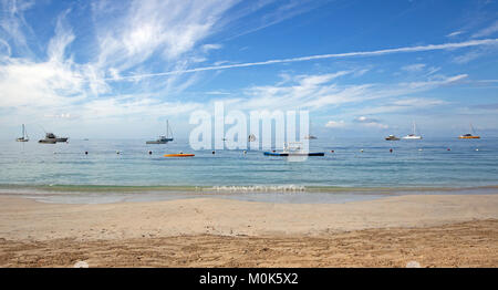 Beach of Negril in Jamaica Stock Photo