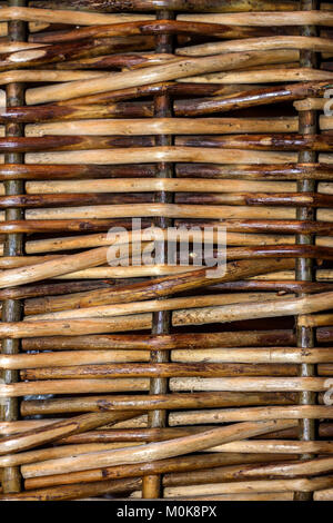 Background woven of willow twigs Stock Photo