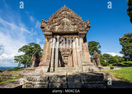 Gopura IV, Preah Vihear Temple; Preah Vihear, Cambodia Stock Photo