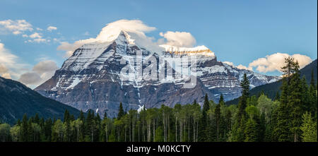 Mount Robson, Mount Robson Provincial Park; British Columbia, Canada Stock Photo