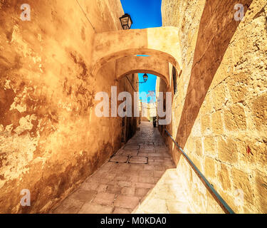 Victoria, Gozo island, Malta: the Cittadella Stock Photo