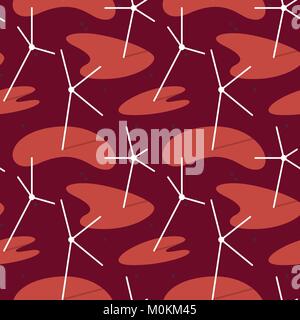 A , seamless, repeat pattern of colourful shapes, in the Scandinavian style. Stock Vector