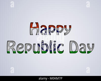 illustration of Indian Republic Day background Stock Photo