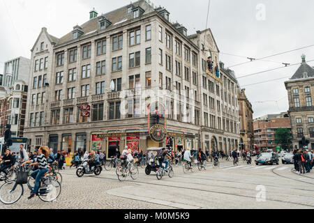 Amsterdam, Netherlands - September 05, 2017: building of Madame Tussaud Museum in Amsterdam, Netherlands Stock Photo