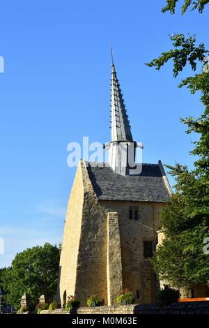 France,Cotes d'Armor,Plougrescant,chapel of St Gonery Stock Photo