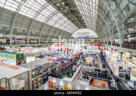 London, UK. 23rd Jan, 2018. The 65th annual toy fair organized by the British Toy and Hobby Associaiton opens at London Olympia showcasing more than 260 brands and products from UK and International toy manufacturers Credit: amer ghazzal/Alamy Live News Stock Photo