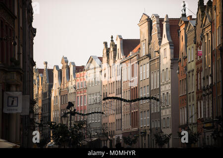 Gdansk, Poland. 23rd Jan, 2018. Typical Baltic sea architecture is seen in the old town of Gdansk. Credit: Omar Marques/SOPA/ZUMA Wire/Alamy Live News Stock Photo