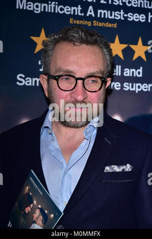 London, England, UK. 23 January 2018. Arrivers at Beginning - press night at Ambassadors Theatre. Credit: See Li/Alamy Live News Stock Photo