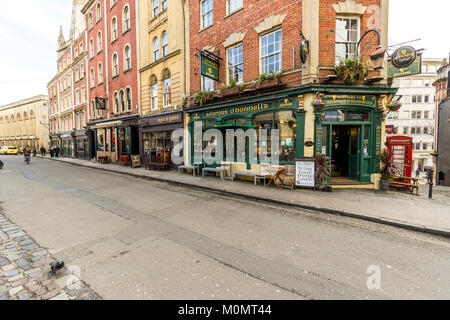 Seamus O'Donnells Irish bar in the St Nicholas Market quarter. Bristol UK Stock Photo