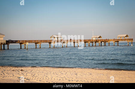 Fishing pier at Clearwater Beach. Stock Photo