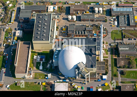 Grohnde nuclear power plant, nuclear power, nuclear power plant on the River Weser, pressurized water reactor from Siemens, the German Banking Act, ae Stock Photo