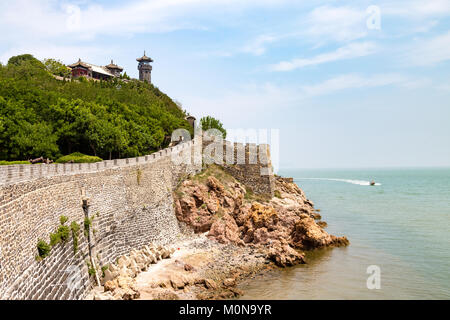 Penglai Pavillon near Yantai, Shandong Province, China Stock Photo