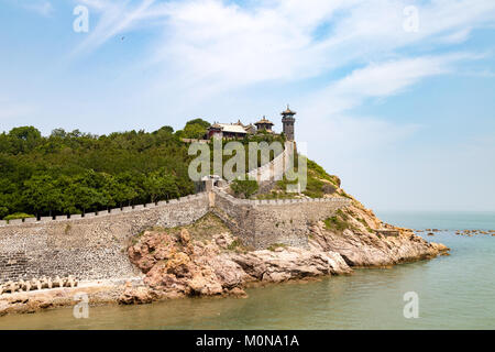 Penglai Pavillon near Yantai, Shandong Province, China Stock Photo