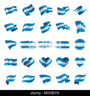 Honduras flag, vector illustration Stock Vector