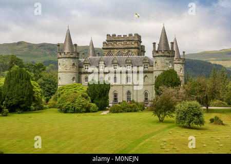 Inverary castle Stock Photo