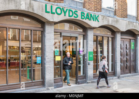 Branch of Lloyds Bank in Chichester, West Sussex, England, UK. Stock Photo
