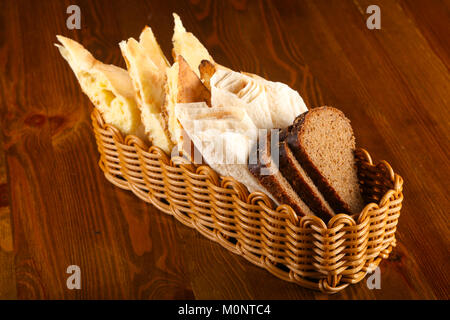 Caucasian bread assortment Stock Photo