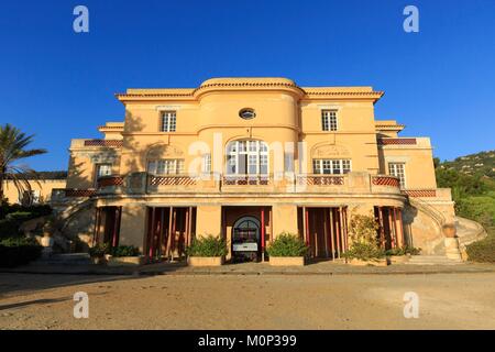 France,Var,Rayol Canadel sur Mer,Domaine du Rayol,Mediterranean garden,property of the Conservatoire du Littoral Stock Photo