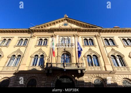 Italy,Piedmont,Cuneo Province,Cuneo,Roma Street,City Hall Stock Photo