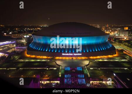 United States,Louisiana,New Orleans,the Superdome Stock Photo