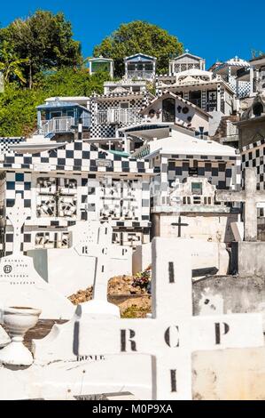 France,Caribbean,French West Indies,Guadeloupe,Grande-Terre,Morne-à-l'Eau cemetery Stock Photo